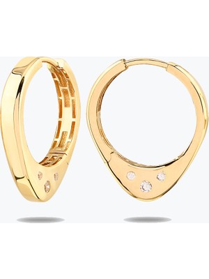 Goldium Jewellery Taşlı Vision Küpe