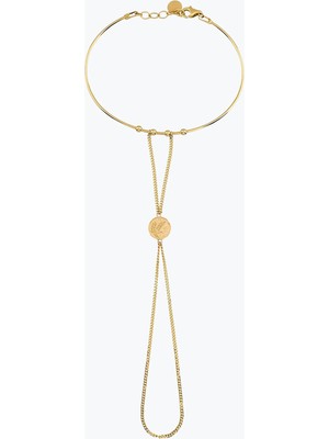 Goldium Jewellery Başak Damga Tel Bileklikli Şahmeran