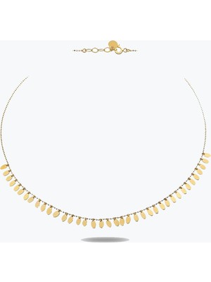 Goldium Jewellery Oval Pullu Shakira Kolye
