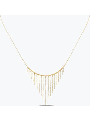 Goldium Jewellery Özel Tasarım Burgu-Tel Detay Kolye