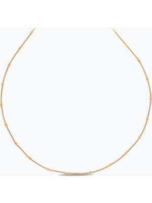 Goldium Jewellery Minimal Ezik Forse Kolye