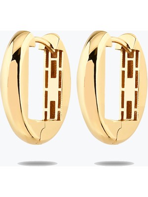 Goldium Jewellery Sade Boyut Küpe