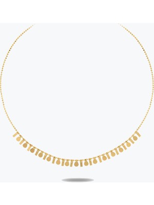 Goldium Jewellery Altın Lamella 2 Kolye