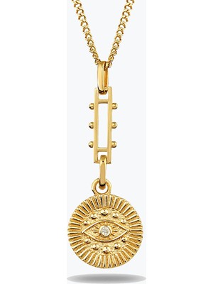 Goldium Jewellery Tasarım Göz Damga Kolye