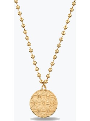 Goldium Jewellery Top Zincir Yaşam Çiçeği Choker
