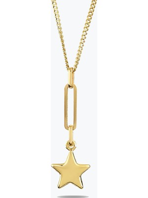 Goldium Jewellery Altın Tasarım Yıldıız Kolye
