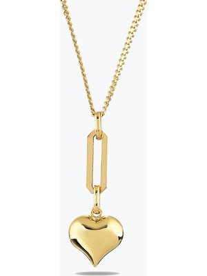 Goldium Jewellery Altın Tasarım Kalp Kolye