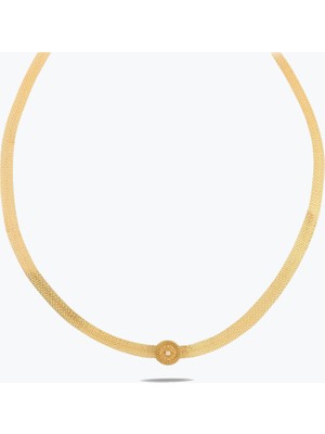 Goldium Jewellery Göz Figür Choker