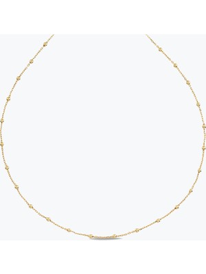 Goldium Jewellery Minimal Top Detay Choker