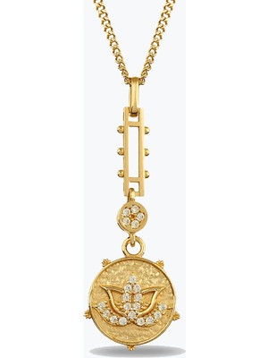 Goldium Jewellery Tasarım Lotus Kolye