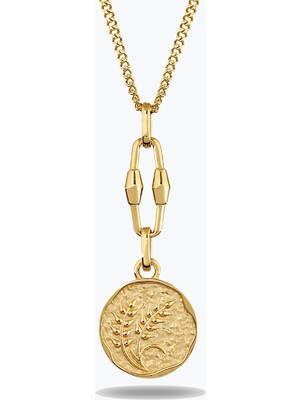 Goldium Jewellery Tasarım Başak Damga Kolye