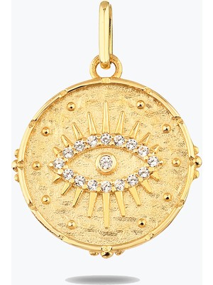 Goldium Jewellery Etnik Göz Kolye Charm