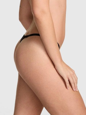 Pink Logo Detaylı Mini Tanga - (Tek Renk)