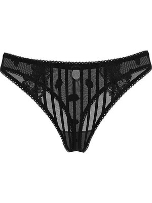 The Lacie Dantelli Heritage Tanga - Siyah