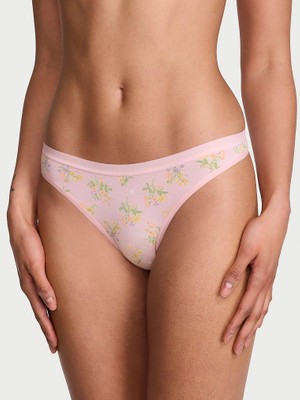 Victoria's Secret Derin Bacak Kesimli Scoop Tanga - Pembe Çiçekli