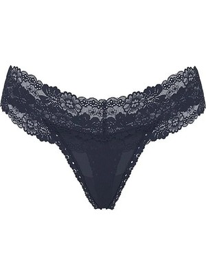 Pink Wink Dantel Detaylı Tanga - (Tek Renk)