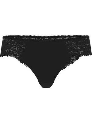 Pink Lazer Kesim Tanga - Siyah