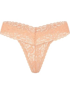 The Lacie Blossom Dantelli Tanga - Şeftali