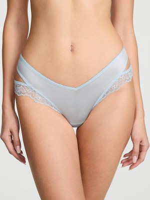 Very Sexy Dantelli Dekolteli Tanga - Soft Gri