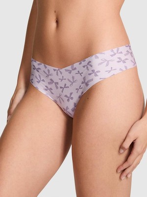 Pink Lazer Kesim Tanga - Mor Fiyonklu