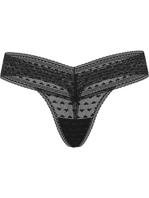 The Lacie Kalp Dantelli Tanga - Siyah