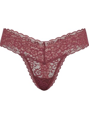 The Lacie Blossom Dantelli Tanga - (Tek Renk)