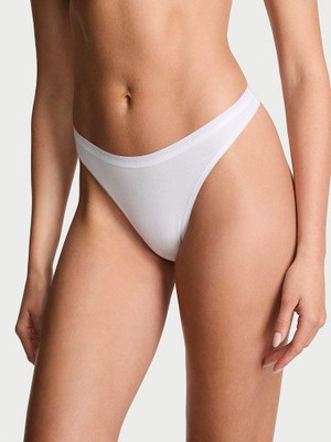 Victoria's Secret Derin Bacak Kesimli Scoop Tanga - Vs Beyazı
