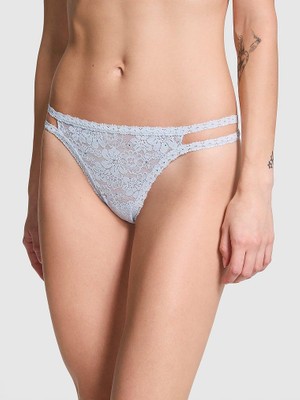 Pink Wink Askılı Tanga - Mavi