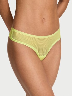 No-Show Lazer Kesim Tanga - Lime Sarısı