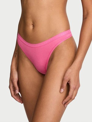 Victoria's Secret Derin Bacak Kesimli Scoop Tanga - Pembe
