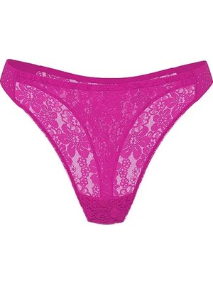 Pink Wink Derin Bacak Kesim Tanga - Fuşya