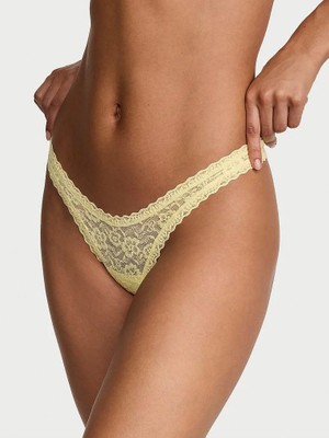 The Lacie Dantelli Ultra Mini Tanga - Limonata Sarısı