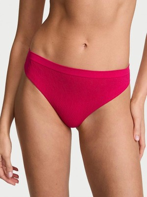 Seamless Seamless Çiçek Desenli Tanga - Buzlu Kahve