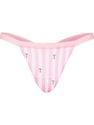 Victoria's Secret Esnek Pamuklu V-String Külot - Buzlu Kahve