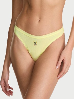 Victoria's Secret Derin Bacak Kesimli Scoop Tanga - Limonata Sarısı