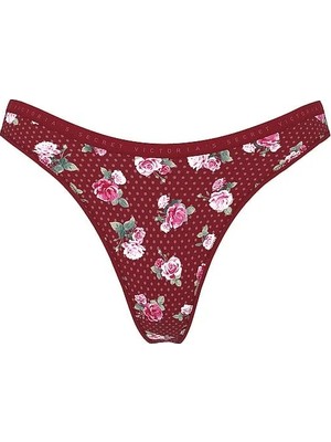 Victoria's Secret Derin Bacak Kesimli Scoop Tanga - (Tek Renk)