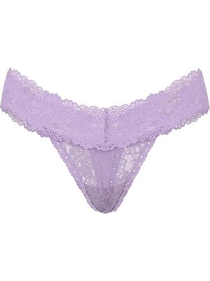 Pink Wink Dantelli Tanga - Açık Mor