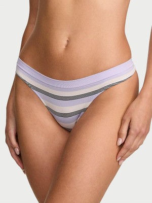 Seamless Seamless Çizgili Tanga - Lila Siyah Çizgili
