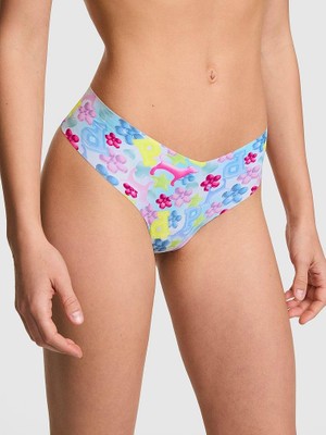 Pink Lazer Kesim Tanga - Mavi Jelibon Baskılı