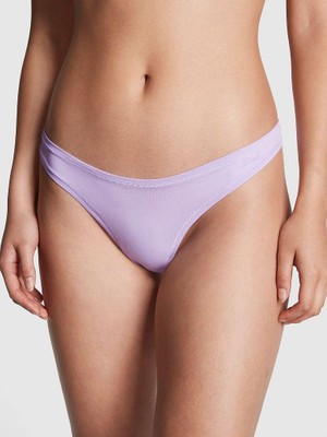 Pink Pamuklu Tanga - Pastel Lila