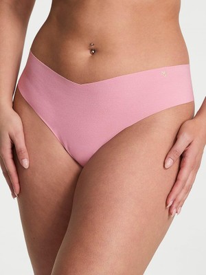No-Show Lazer Kesim Tanga - Pembe
