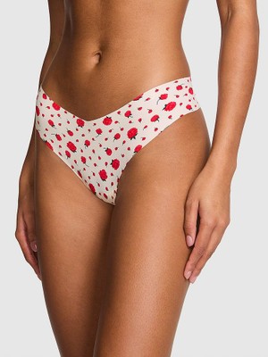 Pink Lazer Kesim Tanga - (Tek Renk)