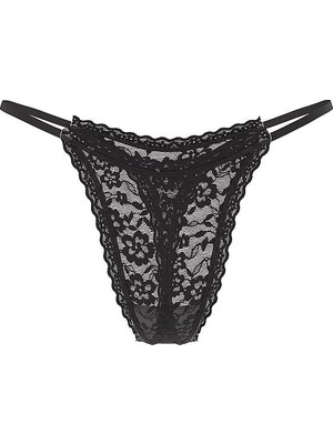 The Lacie Dantelli Tanga - Siyah