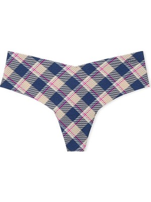 Pink Lazer Kesim Tanga - Desenli