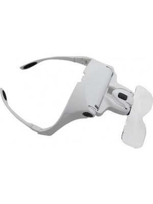 Kaia Life 5 Lens 1.0x3.5x, 2led Işıklı  ile Ayarlanabilir Gözlük BÜYÜTEÇ9892B2