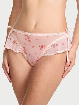 Dream Angels Transparan Fırfırlı Derin Bacak Kesim Tanga - (Tek Renk)