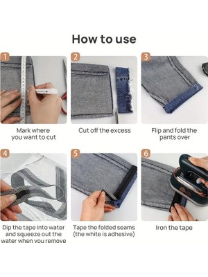 Kaia Life Kendinden Yapışkanlı Pantolon Kıvırma Şeridi