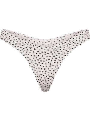 The Lacie Dantelli Ultra Mini Tanga - Hindistan Cevizi Beyazı