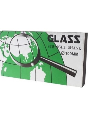 Kaia Life Plastik Siyah Yuvarlak Kolu 100MM Dia Büyüteç 5x Büyüteç