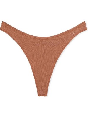 Pink Pamuklu Tanga - Karamel